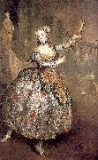 antoine pesne Portrait of the dancer Barbara Campanini aka oil painting reproduction